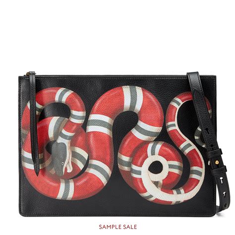 Borse Gucci in Serpente d'acqua Rosso .